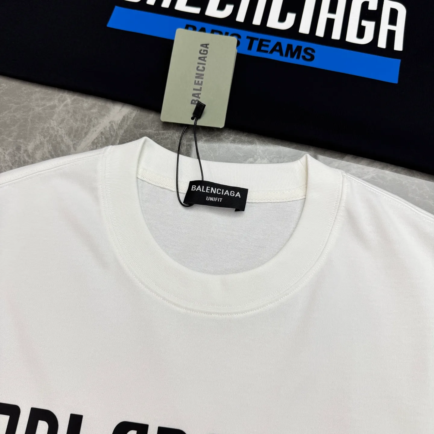 ⚜️Balenciaga Paris Teams Series ，Black White ， ， Breathable， ！ “PARIS TEAMS” +Blue ， ✨ ， OK， 、 ， ！ ！Sizes：S-3XL ❗️（175/145 L）